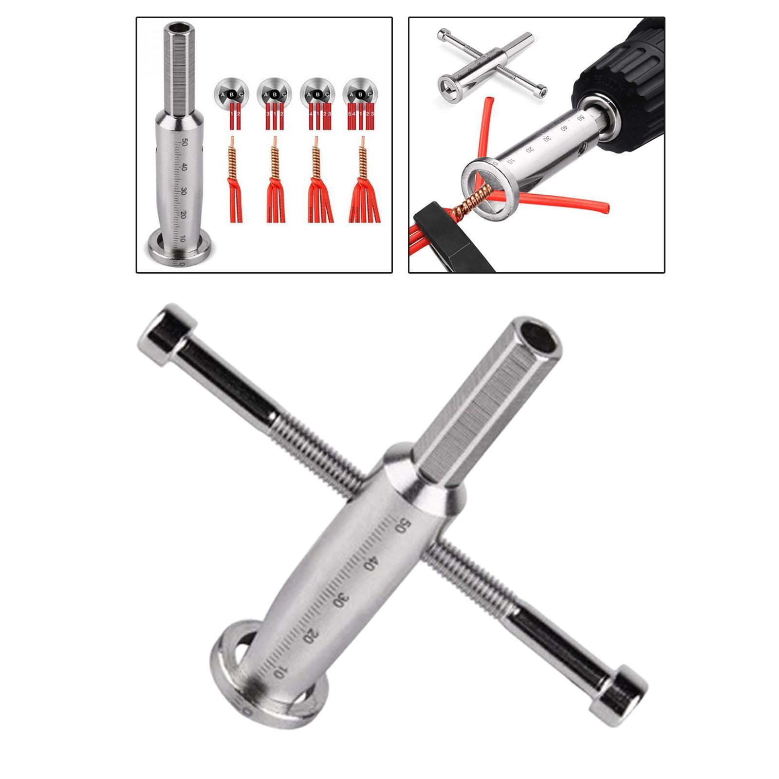 Wire Twisting Tool Manual Stripping Quick Connector for Manual and Electric