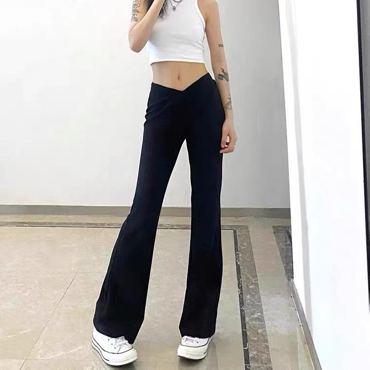 Quần Dài Cạp Cao Dáng DàiTrước Phong Cách Ulzzang_Mẫu Mới Nhất D5