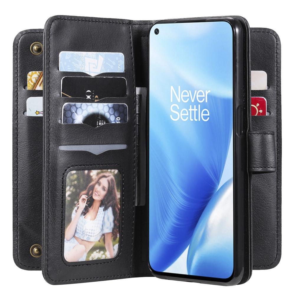 Ốp lưng điện thoại dạng ví da lật dành cho OnePlus Nord N200 Nord CE 5G 10