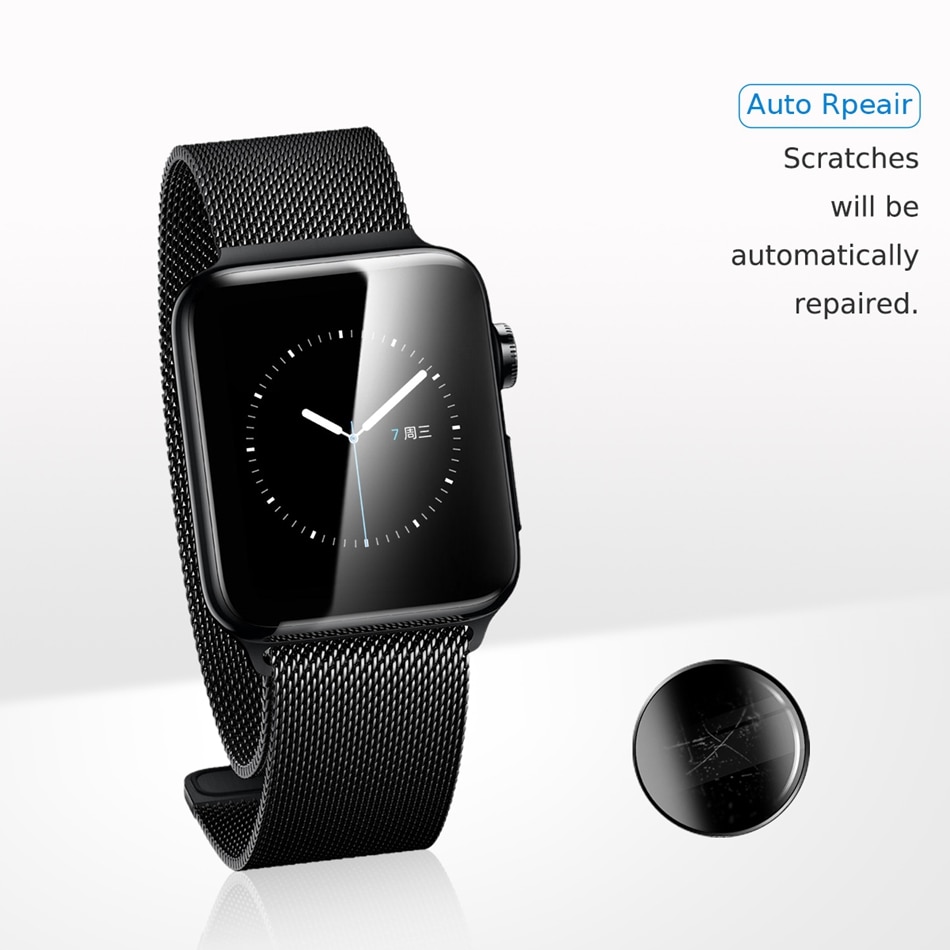 dán màn hình Apple Watch 44mm 42mm 40mm, dán dẻo full màn hình cảm ứng mượt