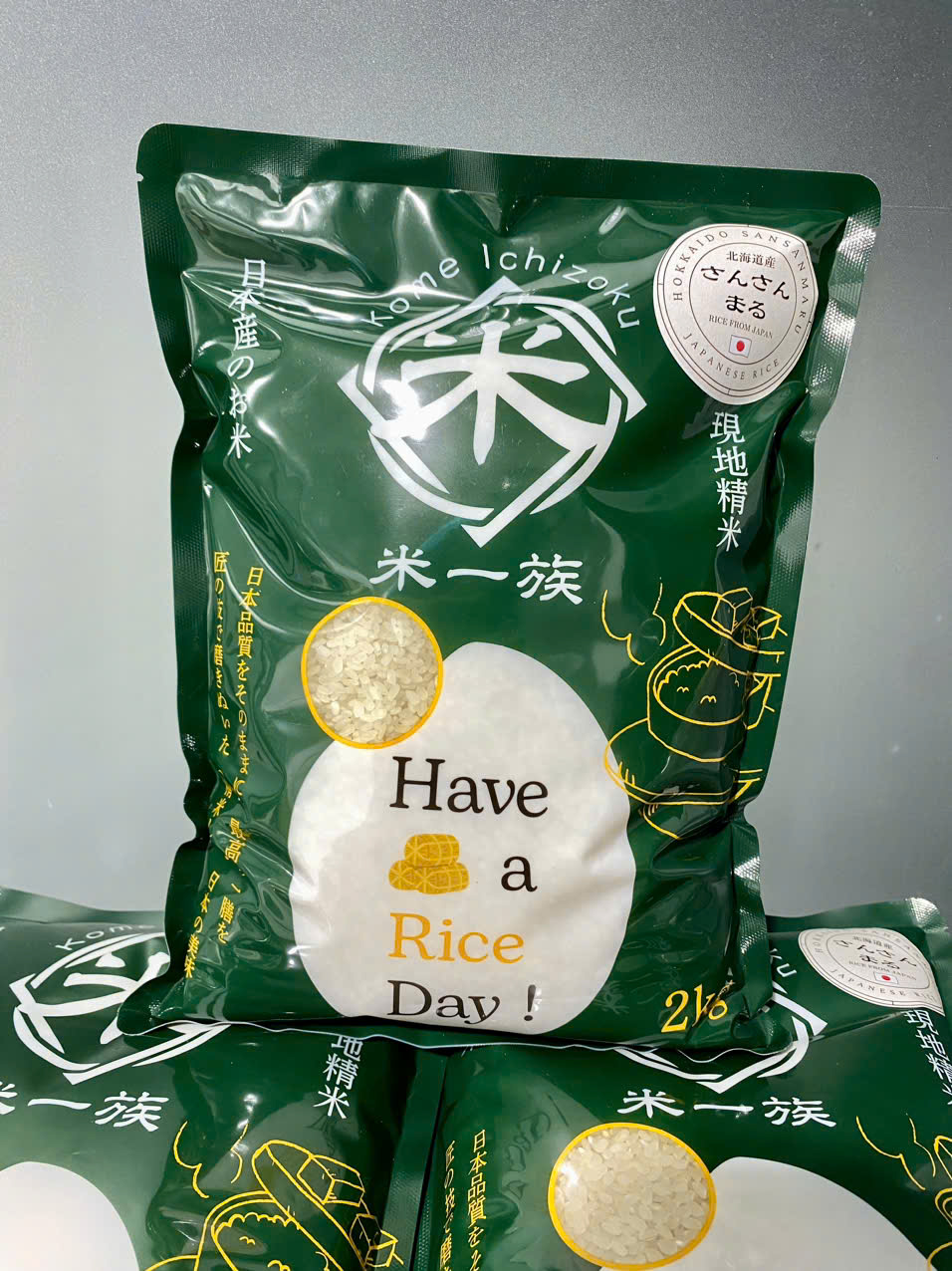 GẠO NHẬT NHẬP KHẨU HOKKAIDO SANSANMARU - GẠO TRẮNG , GẠO XÁT DỐI - HOKKAIDO SANSANMARU - KOME ICHIZOKU