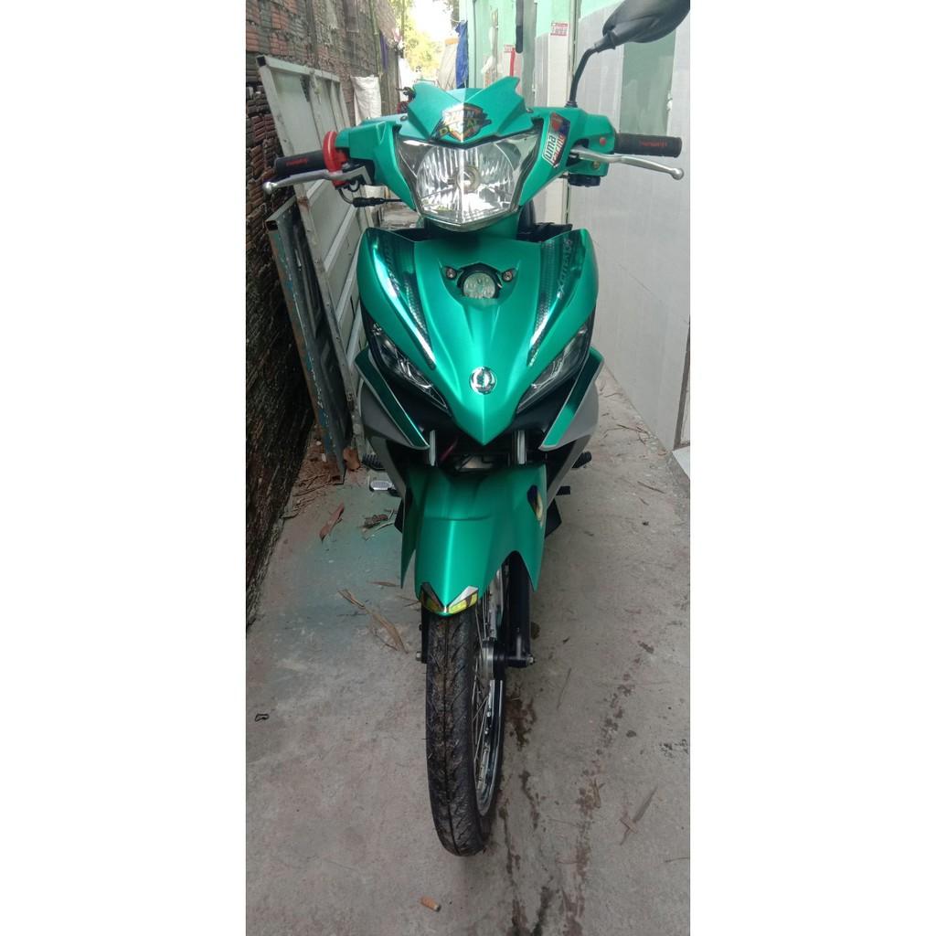 Tem exciter 135 lc trắng xanh crom