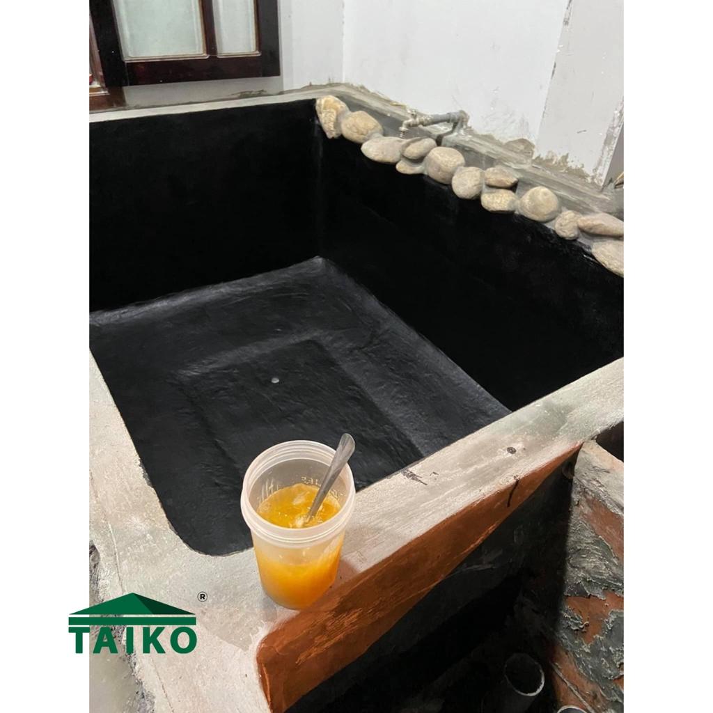 Sơn Chống Thấm Đa Năng Gốc Bitum TAIKO BITSUN - Keo Sơn Chống Thấm Bể Cá Koi, Sàn Mái Nhà, Móng Nhà, Bể Âm