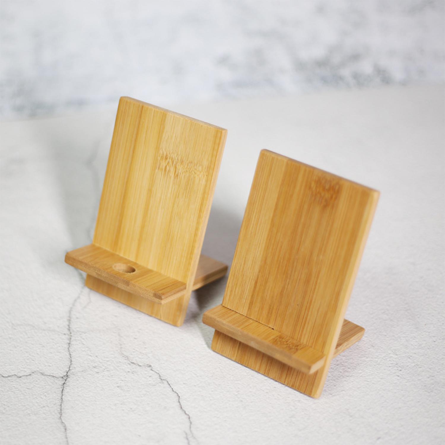Giá đỡ điện thoại di động bằng gỗ tre chất lượng cao