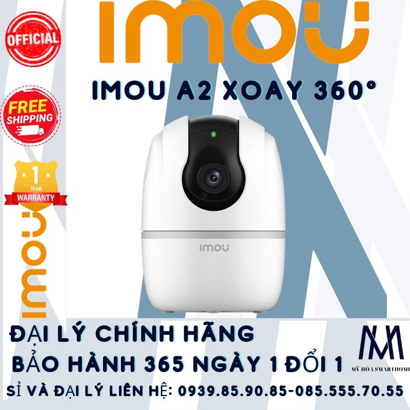 Camera Imou Ranger A2 Camera trong nhà 360 độ, Chuẩn nén H265, Theo dõi chuyển động, Đàm thoại 2 chiều-HÀNG NHẬP KHẨU