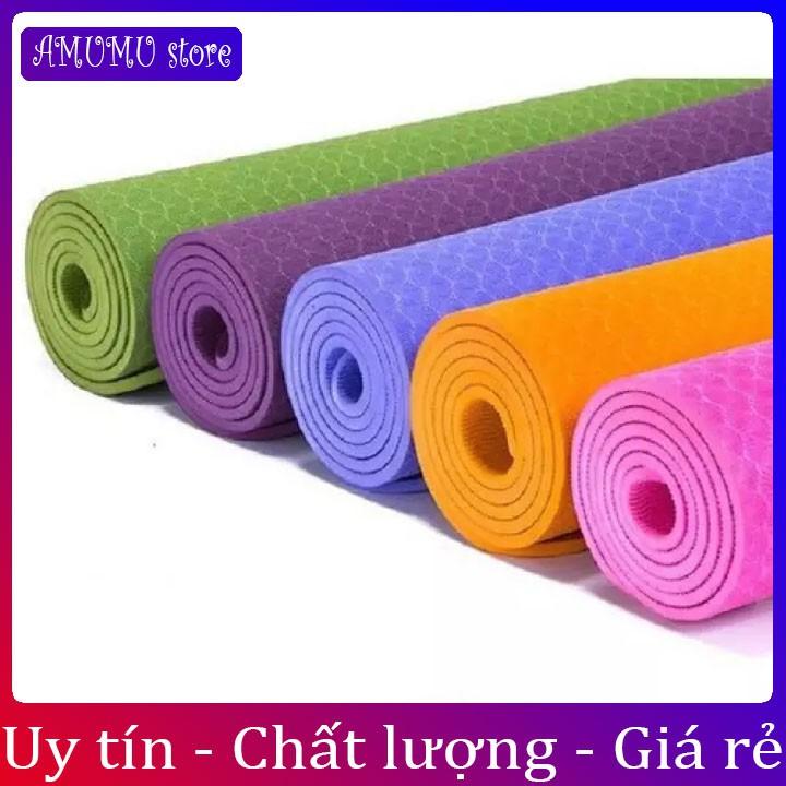 THẢM TẬP YOGA 1 LỚP 6MM HÀNG ĐẸP LOẠI 1 cao cấp