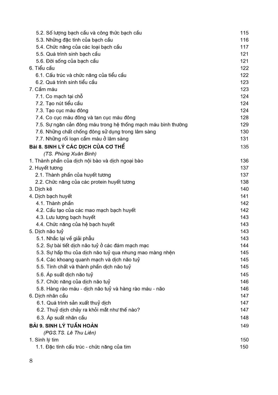 Sinh Lý Học (Sách đào tạo bác sĩ đa khoa) (Xuất bản lần thứ 6 có sửa chữa, bổ sung)