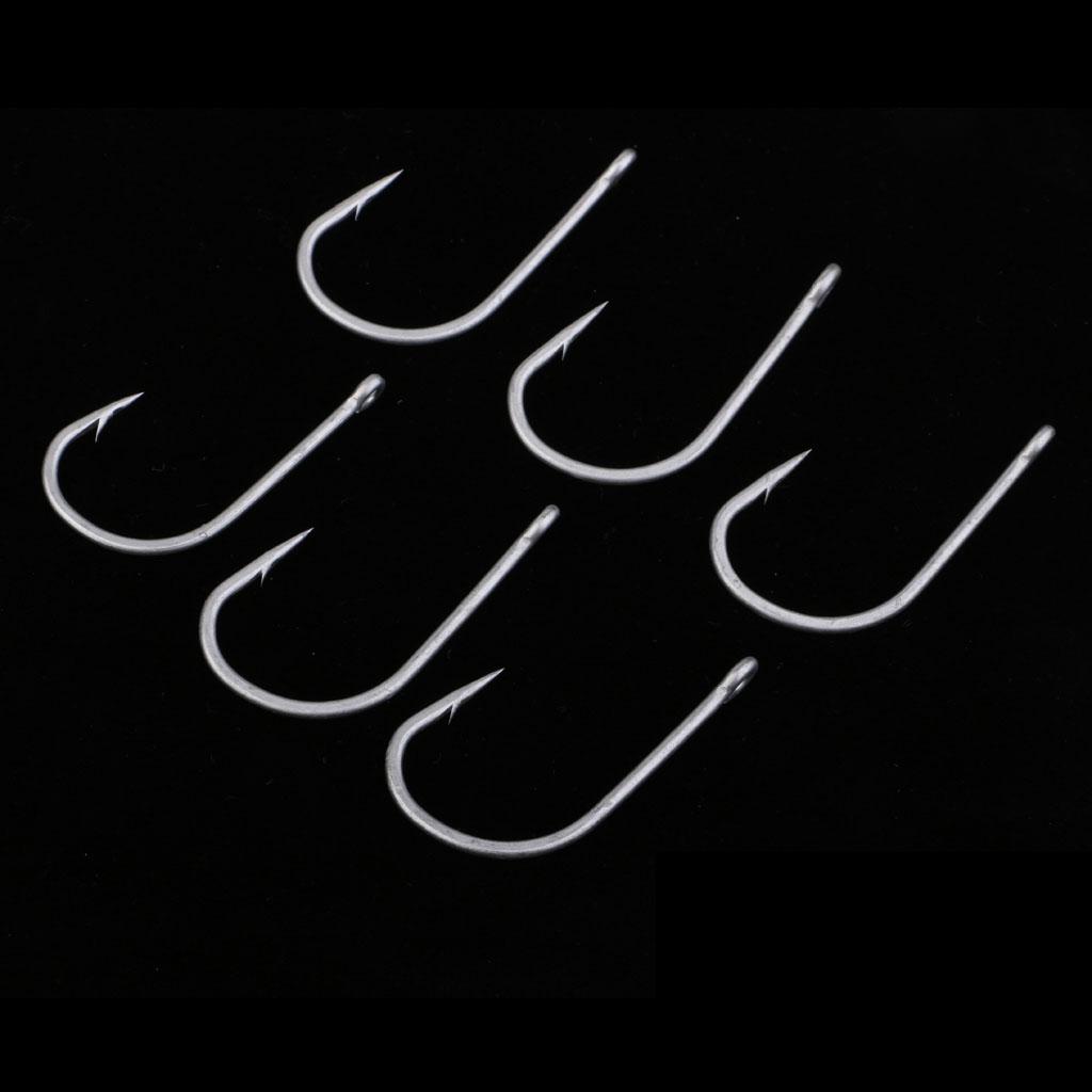 30pc Saltwater Fishing Hooks Crab Hooks Big Game Carbon Steel Sharp Hook