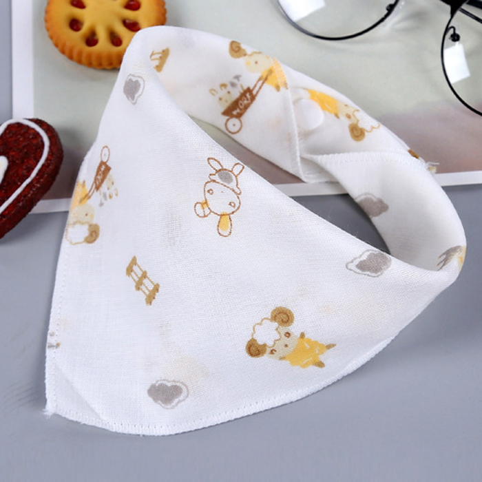 Combo 5 yếm xô cotton cúc bấm cao cấp