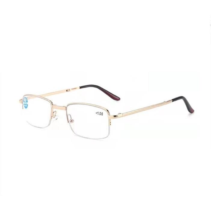 Kính lão thị viễn thị có độ tặng bao đựng xịn gập gọn vàng, bạc cực sang KVG10UNIQUI bảo hành 1 đổi 1