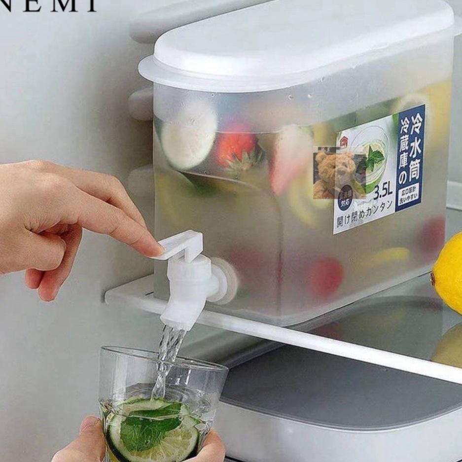 Bình Đựng Nước Có Vòi Losaka Bình nhựa đựng nước 3500ml CHỊU NHIỆT hàng chất lượng dày đẹp