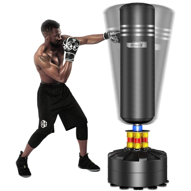 Bao Trụ Đấm Bốc Liên Hoàn - Bao Trụ Phản Xạ Trục Xoay 360 Độ - Bao Trụ Boxing Đấm Đá Liên Hoàn Trục Xoay 360 Tốc Độ Cao