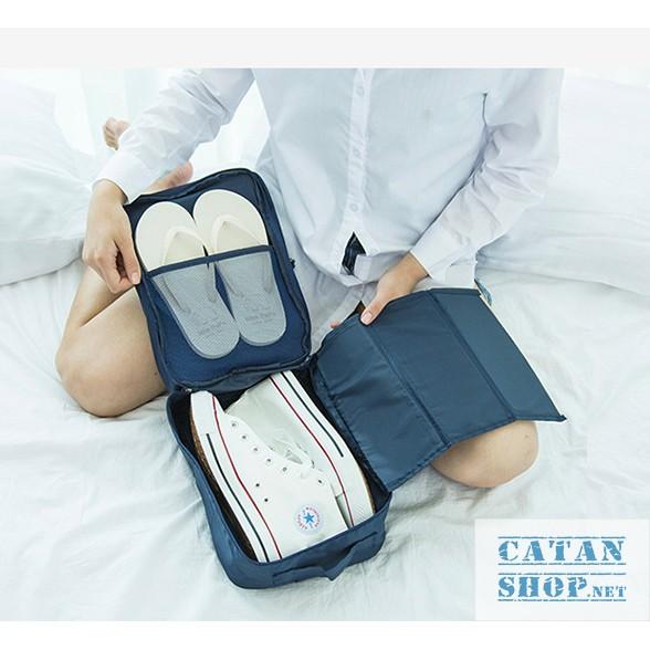 Túi Đựng Giày Cao Cấp, Túi Du Lịch Hàn Quốc, chống thấm ngăn mùi, xếp gọn đa năng trong vali túi Bag in Bag