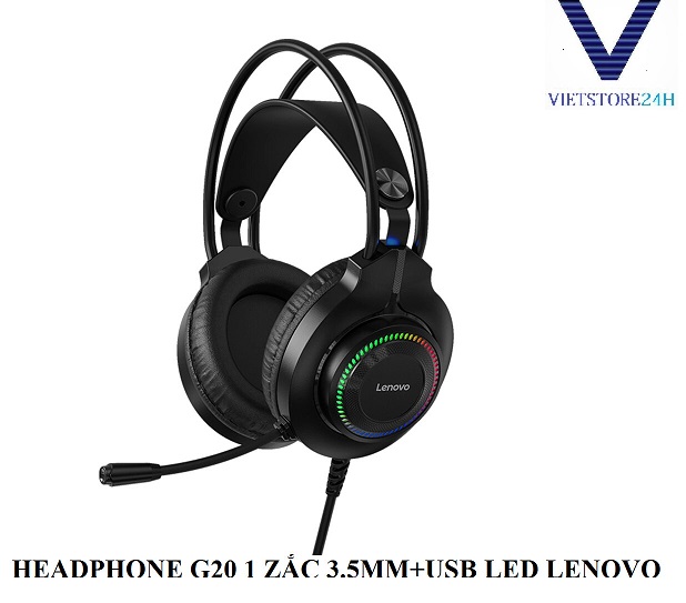 HEADPHONE G20 3.5MM + USB - hàng chính hãng