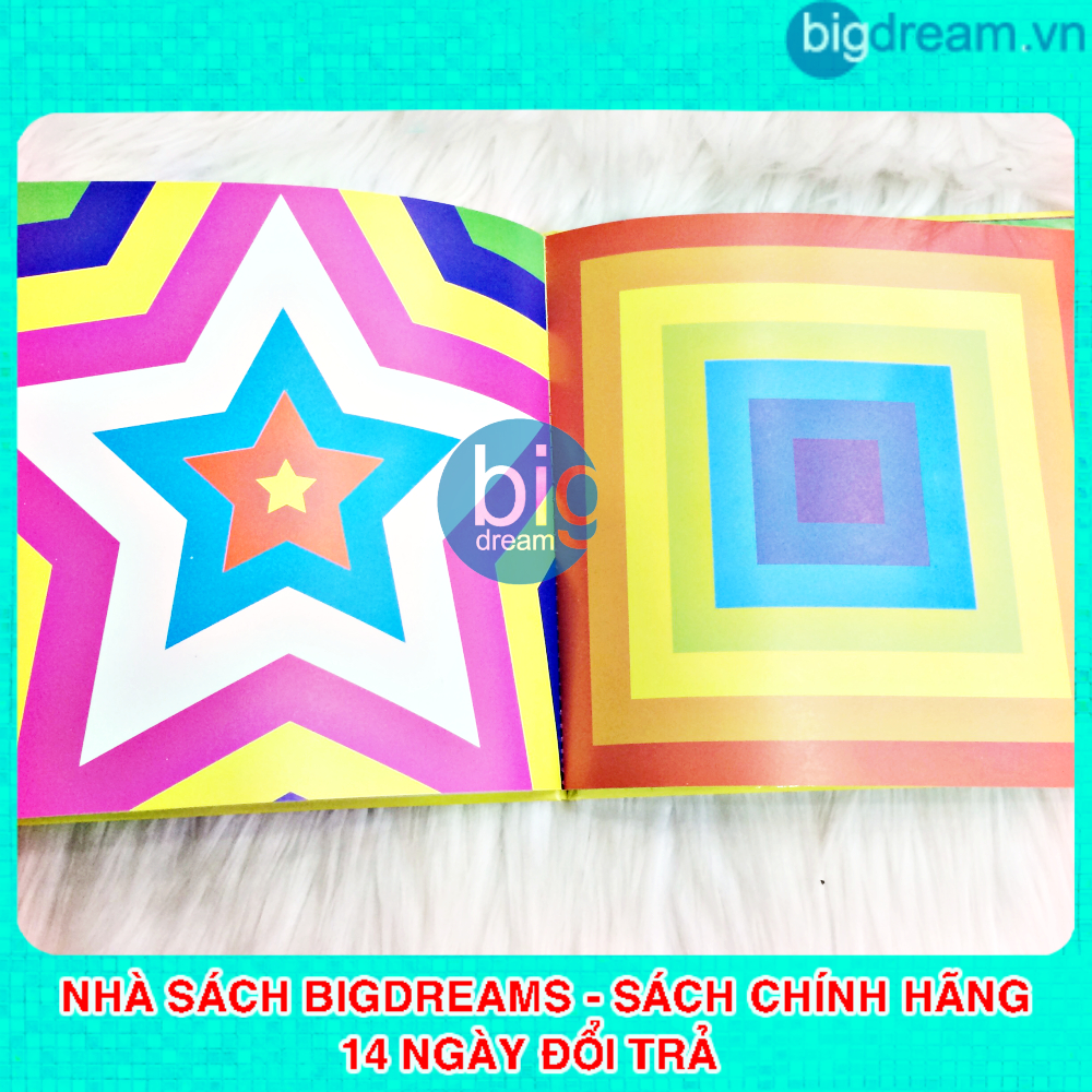 Sách Bìa cứng Kích thích thị giác cho trẻ sơ sinh Black and White - Giáo dục sớm cho bé 0-3 tuổi