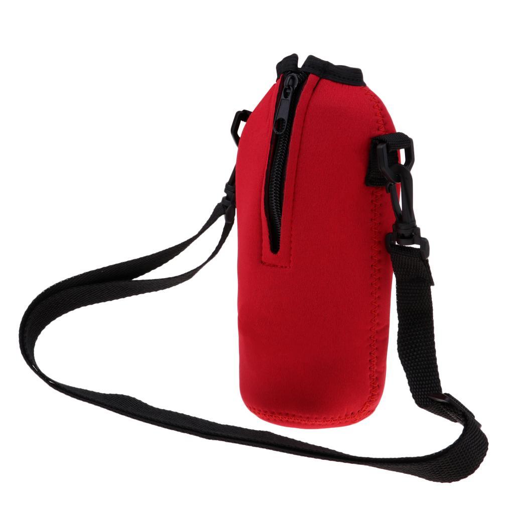 2pcs Water Bottle Holder for 750ml Bottles - Carry, Protect and Insulate Your Flask with Adjustable Shoulder Strap