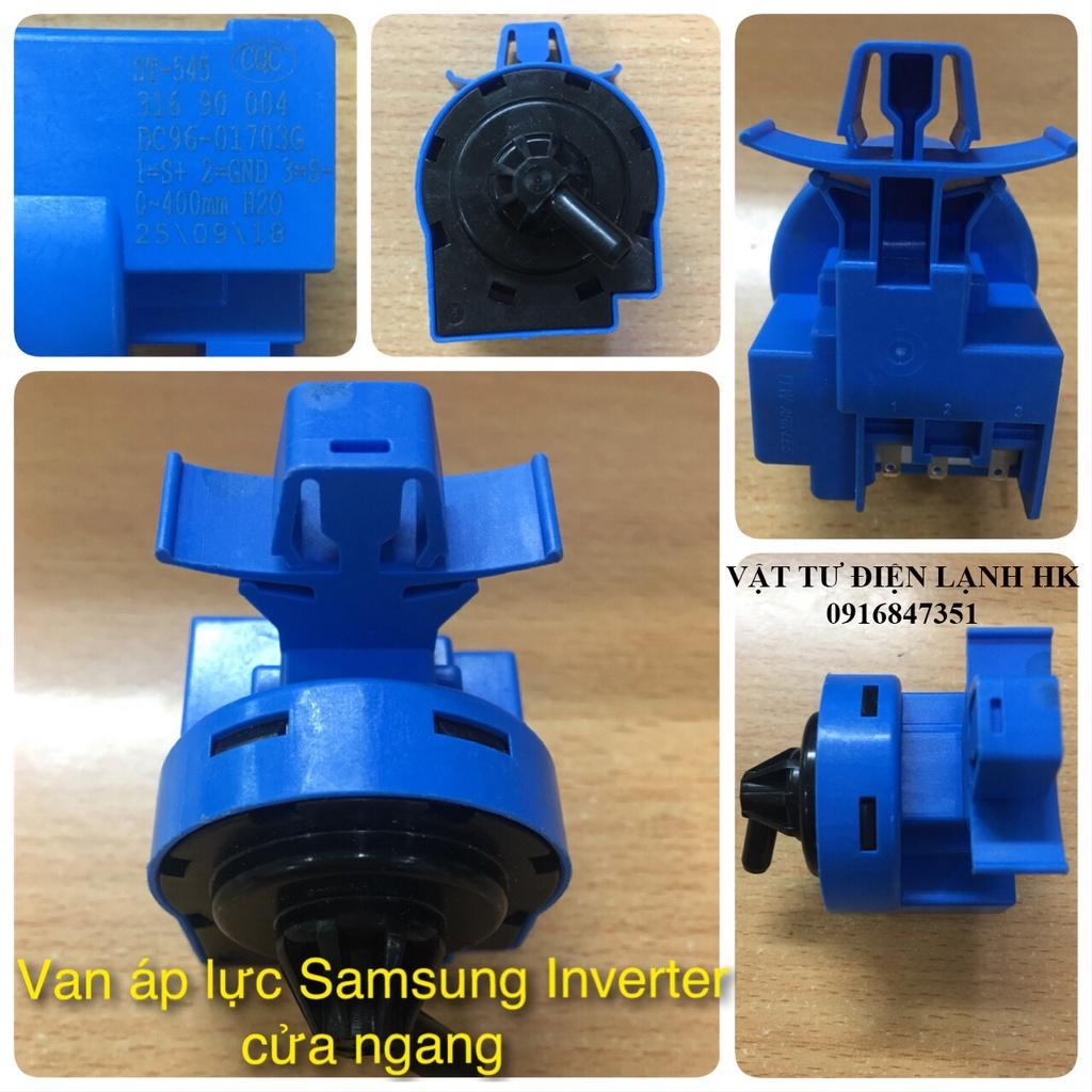 Phao máy giặt Sámung - Van áp lực nước MG Samsung inverter lồng ngang - ss cảm biến mức nước cửa trước