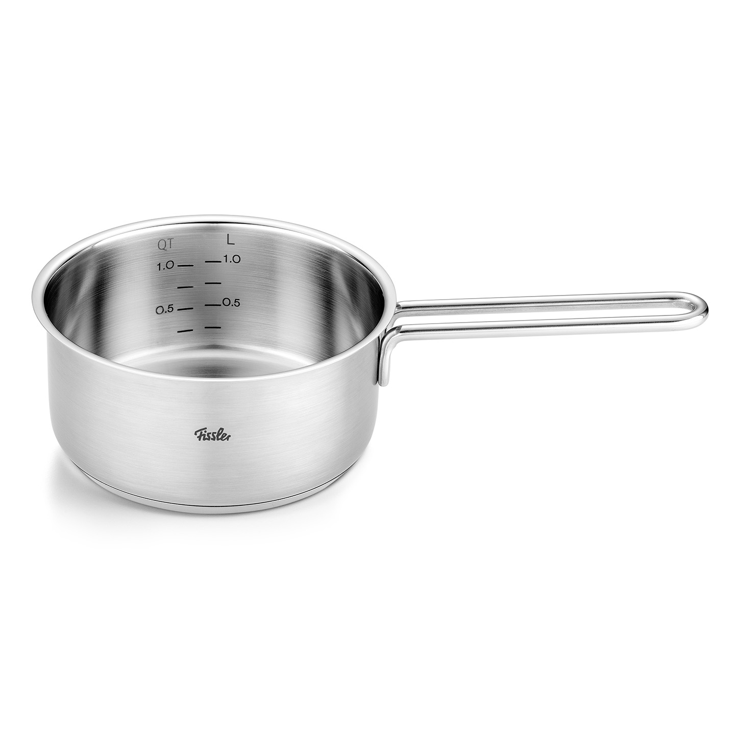 Bộ nồi Fissler Pure 5 món nắp inox có quánh - Hàng chính hãng