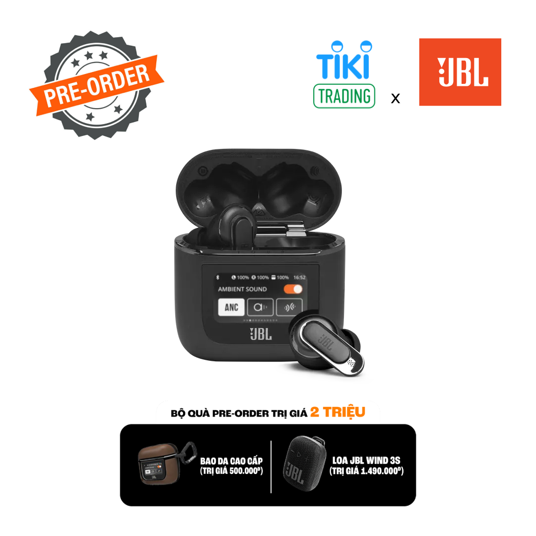 Tai nghe Bluetooth True Wireless JBL Tour Pro 2 - Hàng Chính Hãng