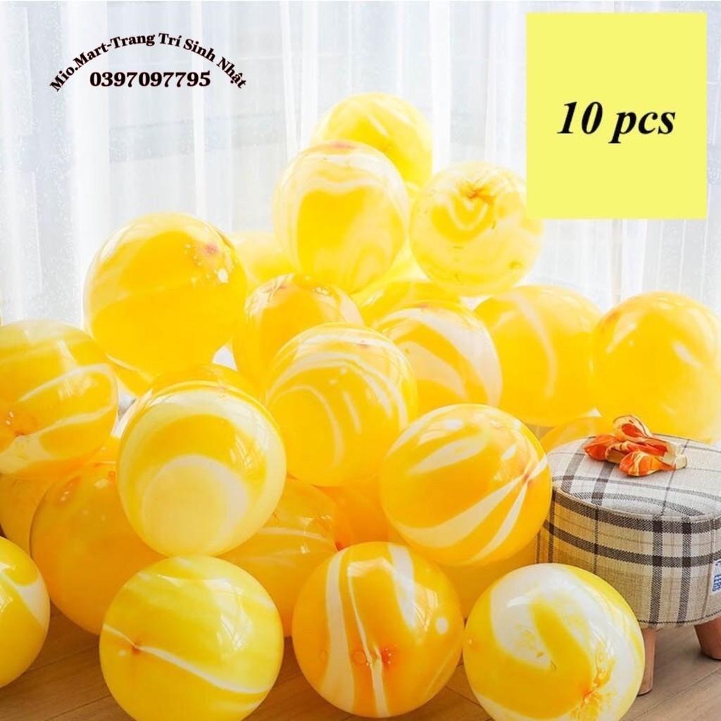 Bóng Vân Đá,Bóng Loang Trang Trí Sinh Nhật,Set 10 Quả,Set 5 Quả Đủ Các Màu BB04