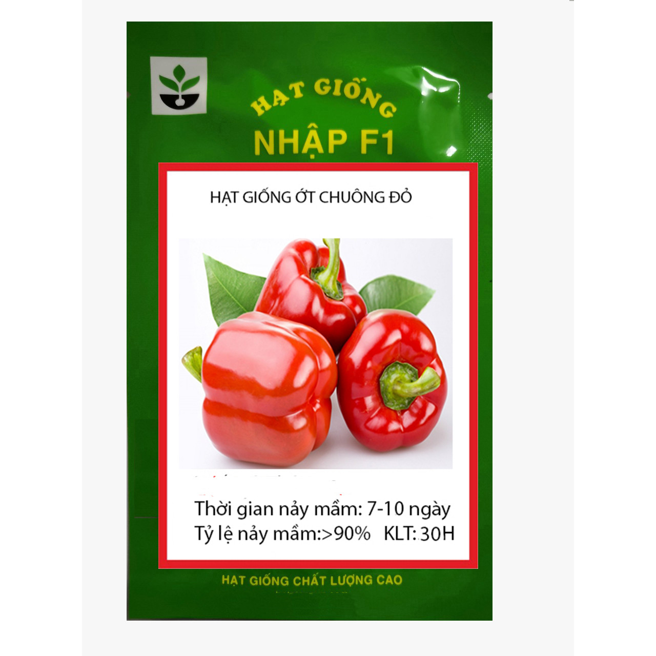 20 hạt giống ớt chuông ngọt màu đỏ