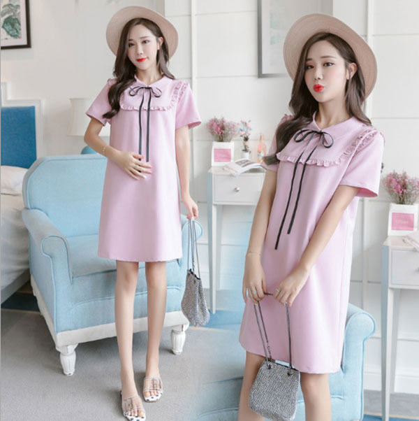 Đầm Bầu Cổ Sen Xinh Xắn