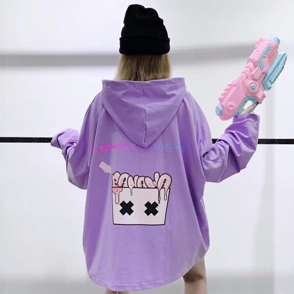 ÁO KHOÁC NỈ NGOẠI A Sweat Disaster, Áo khoác Hoodie Có Khóa Kéo nam nữ chất Nỉ Áo khoác khóa kéo in bé bạch tuột thời trang unisex form rộng đẹp.