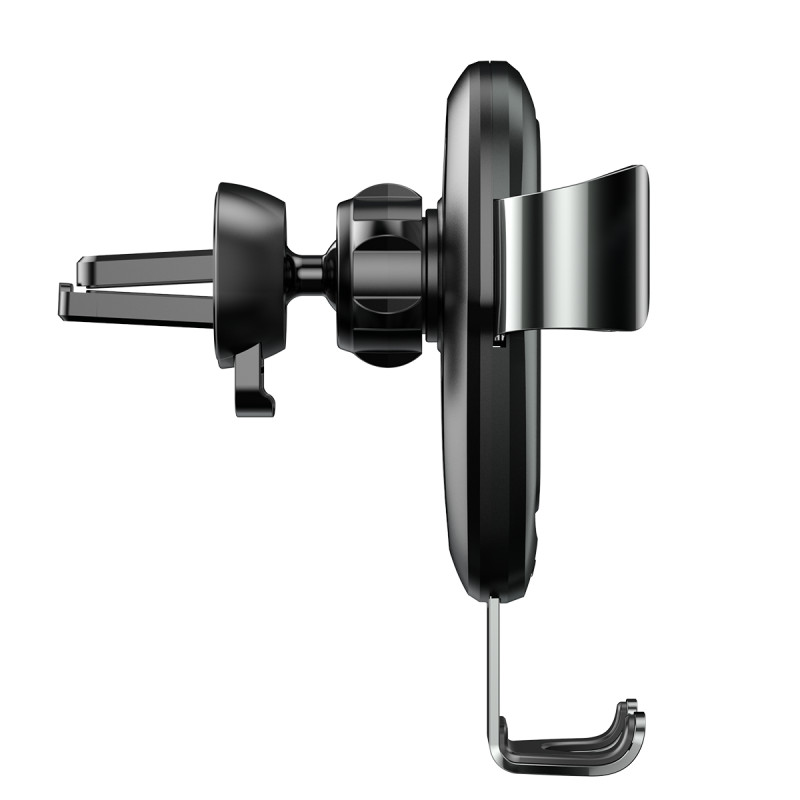 Giá đỡ điện thoại kiêm sạc không dây Baseus Metal Gravity Car Mount Trên ôtô (Gắn cửa gió điều hòa chắc chắn)- hàng nhập khẩu