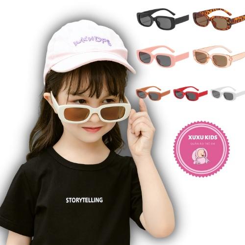 Kính mắt trẻ em, kính cho bé gái, bé trai chống tia UV, chống lóa mỏi mắt, kiểu dáng thời trang Xu Xu Kids