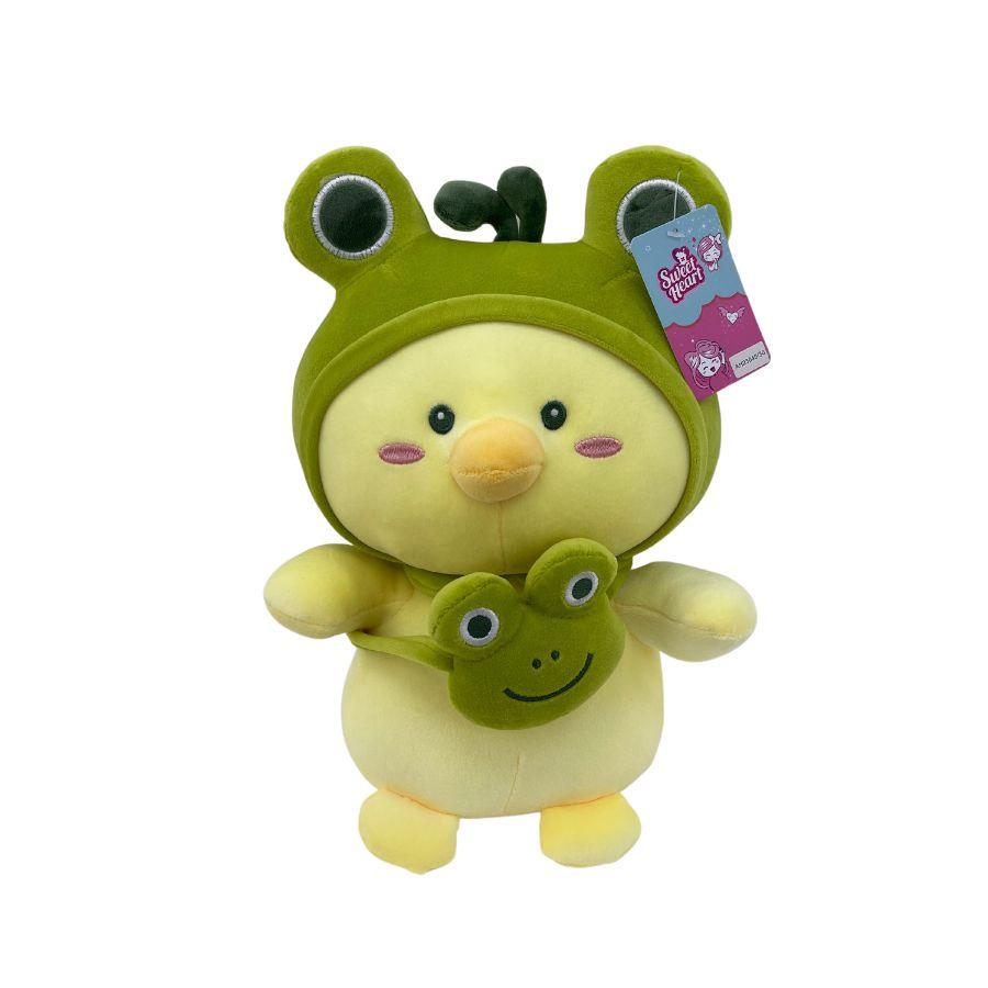 Đồ Chơi Thú Nhồi Bông - Vịt Đội Nón Ếch 30 cm SWEET HEART PLUSH AH23040/30