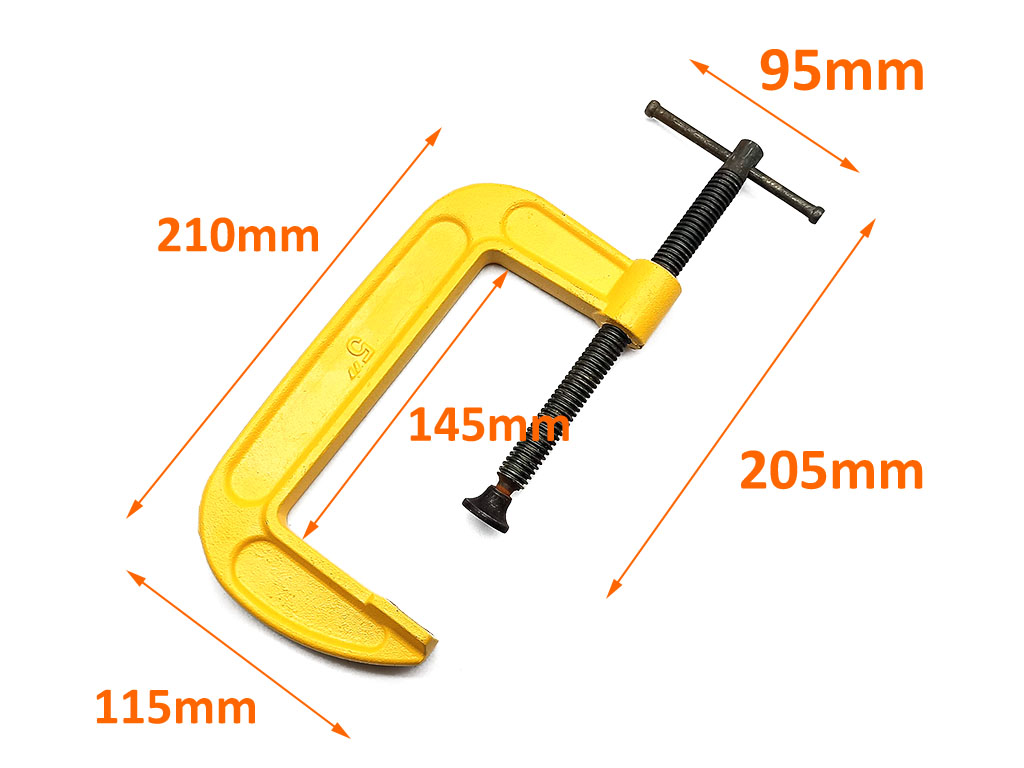 Cảo đúc chữ C cực khỏe hiệu 5 inch