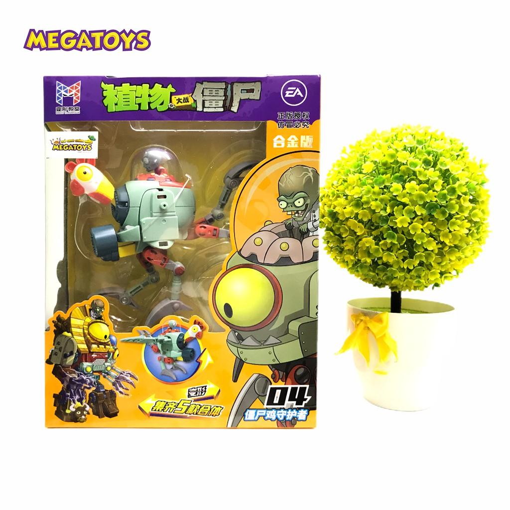Đồ chơi sưu tầm Plants vs Zombies 1 - Zombot Tomorrow-tron (Boss , biến hình 2in1 , 5and1 ) 2604