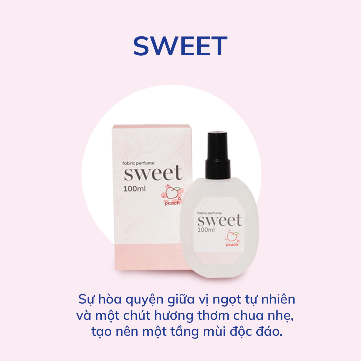 Xịt thơm quần áo Lovenose 100ml chiết xuất thiên nhiên thơm mát khửi mùi hôi và mang lại hương thơm lâu dài