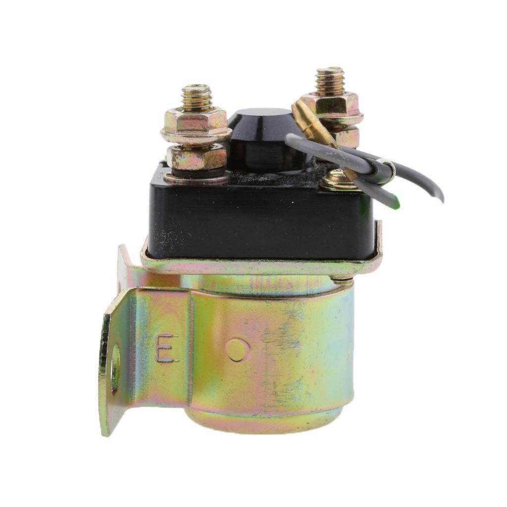 Black Motorcycle Starter   Solenoid for for Suzuki TC185  GT550