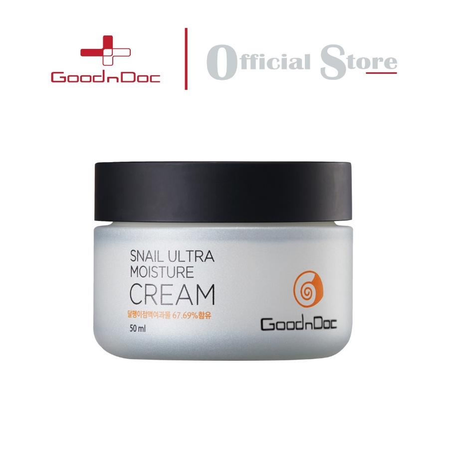 Kem Dưỡng Chống Lão Hoá Da Ốc Sên Snail Ultra Moisture Cream GoodnDoc 50ml