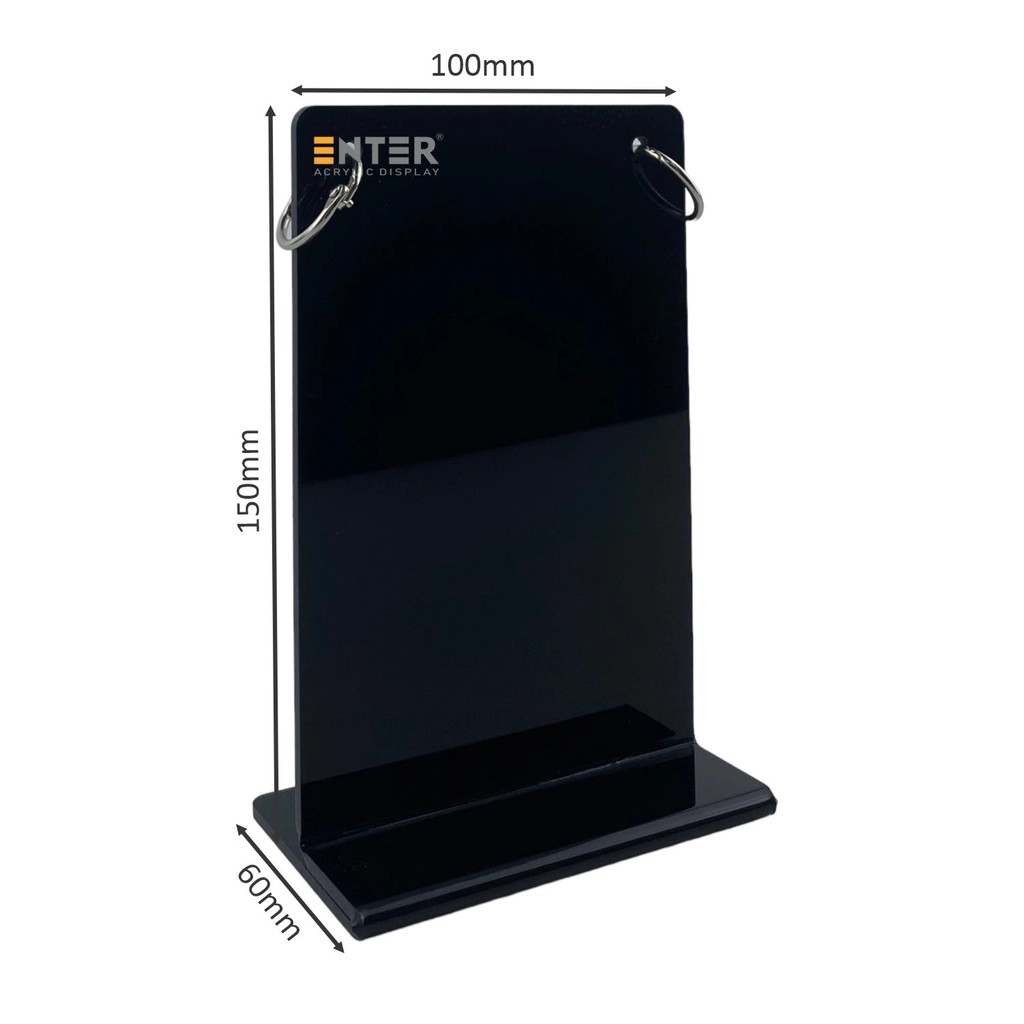 Kệ mica để bàn có khoen bật treo Enter E45 / E46