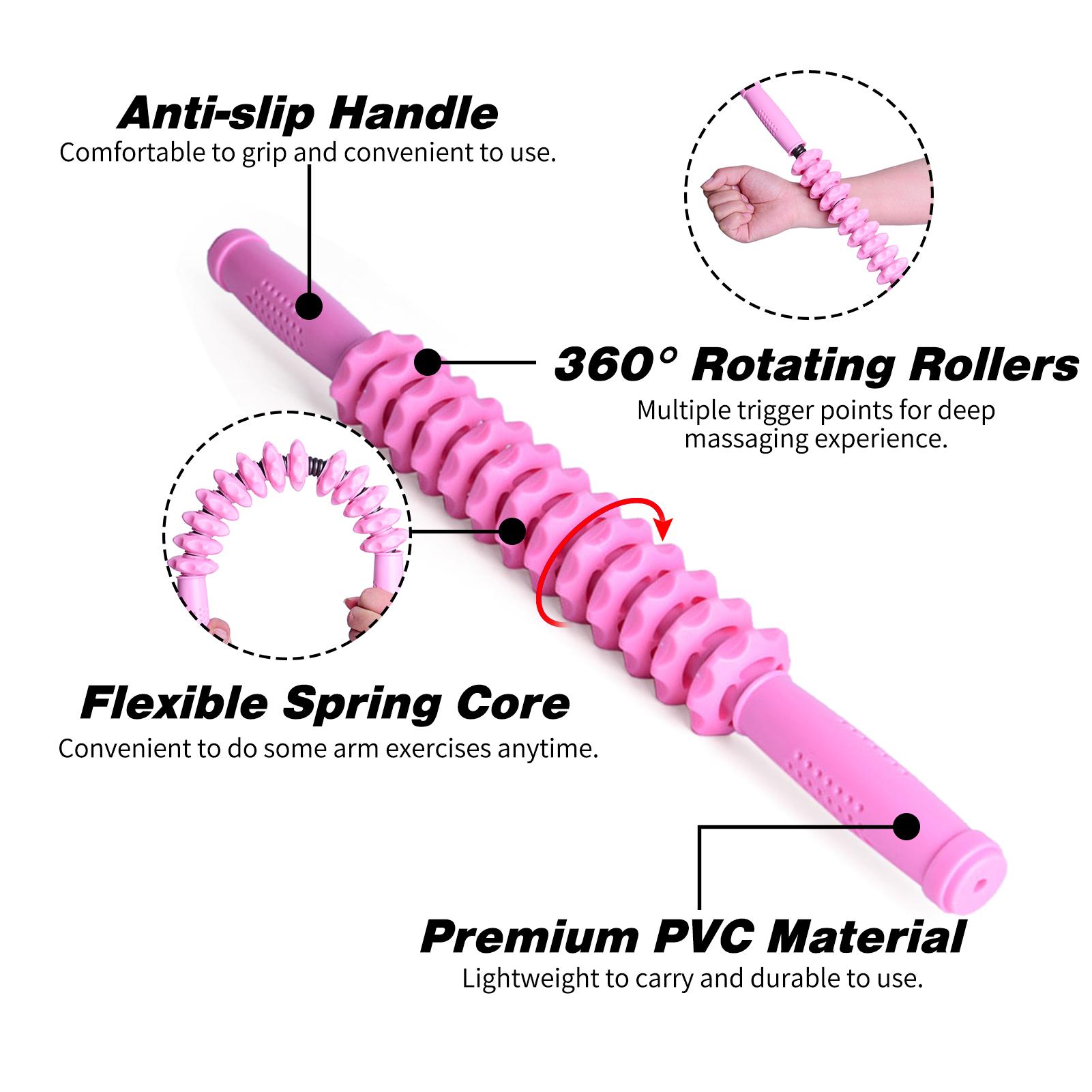 Thanh lăn 2 trong 1 dùng tập cơ bắp và mát xa cơ thể