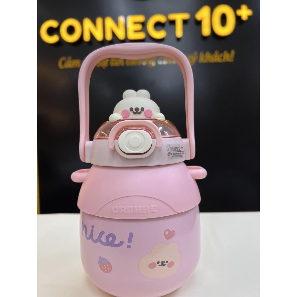 Bình nước gấu CRUHRE cute 780ml
