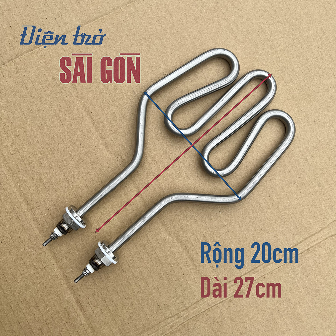 ĐIỆN TRỞ BÀN TAY 3 ĐỈNH ĐUN NƯỚC DÙNG CHO NỒI TRÁNG BÁNH CUỐN