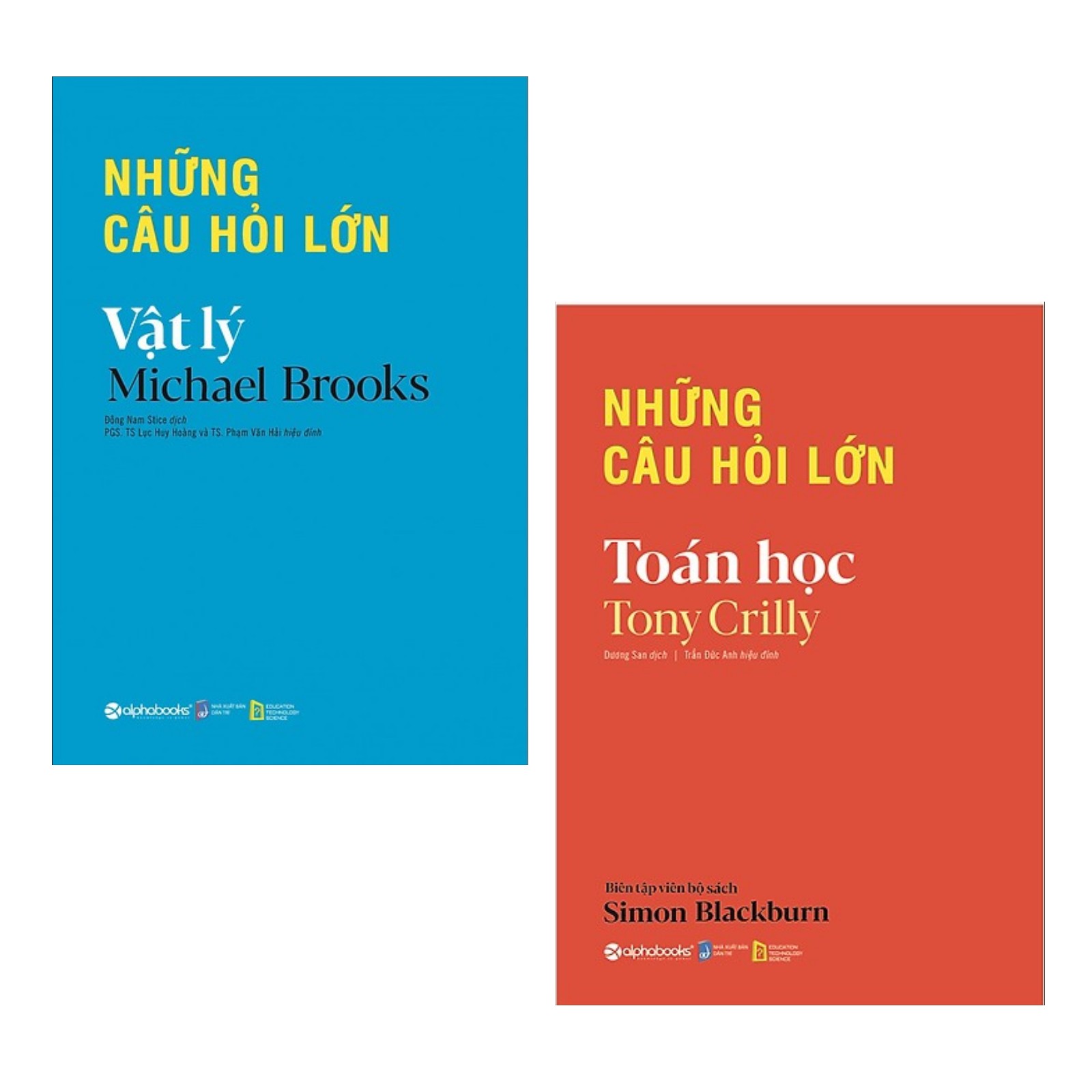 Combo Sách Kiến Thức - Bách Khoa [ NHỮNG CÂU HỎI LỚN ]: Vật Lý + Toán Học - (Sách Khoa Học Tự Nhiên Và Xã Hội / Tặng Kèm Postcard Greenlife)