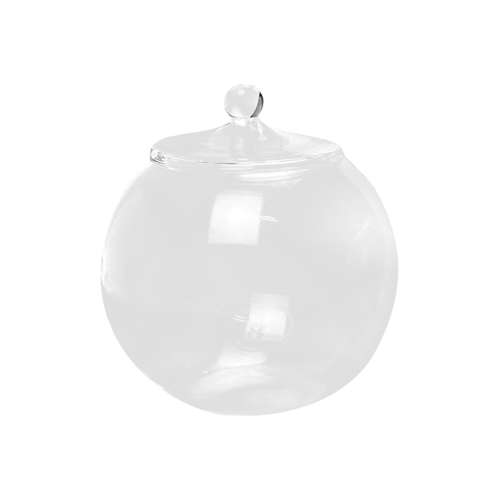 Glass Terrarium, Glass Plant Container, Sealed Storage Jar, Centerpiece Planter Jar Micro Landscape Bottle for Candy Coffee kitchen Nuts