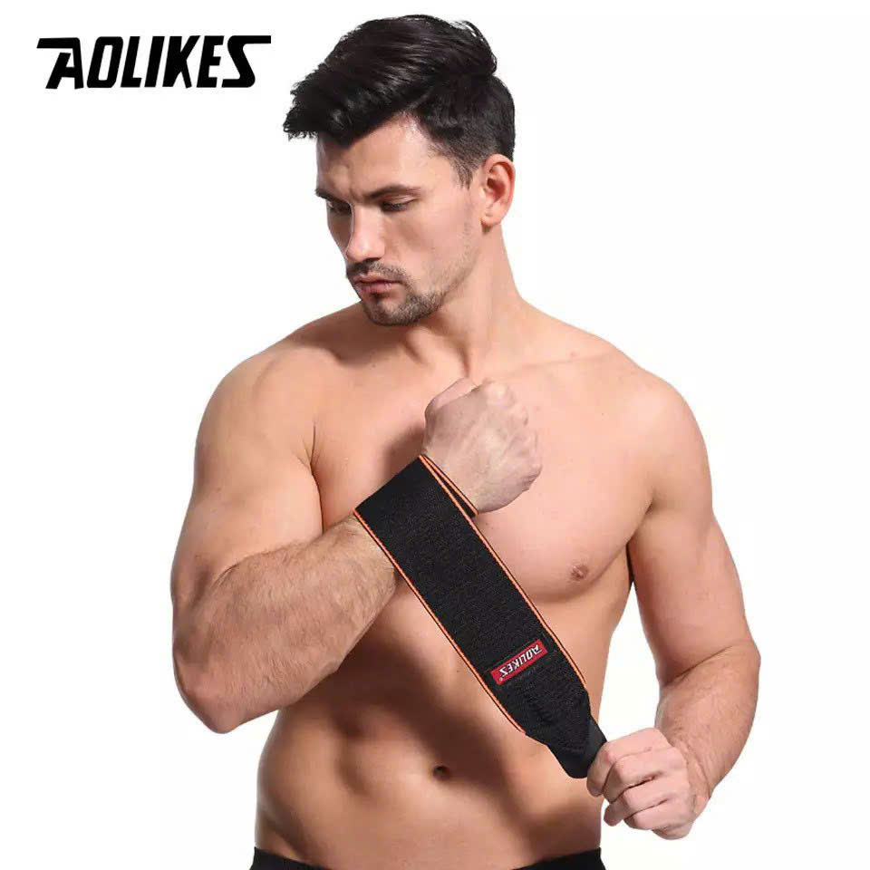 Đai cuốn bảo vệ cổ tay Aolikes 1541 có xỏ ngón