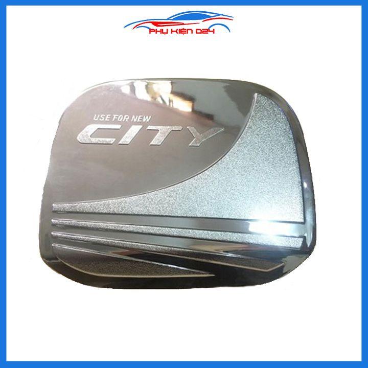 Ốp nắp bình xăng City 2015-2016-2017-2018-2019-2020 mạ crom chống trầy trang trí ô tô