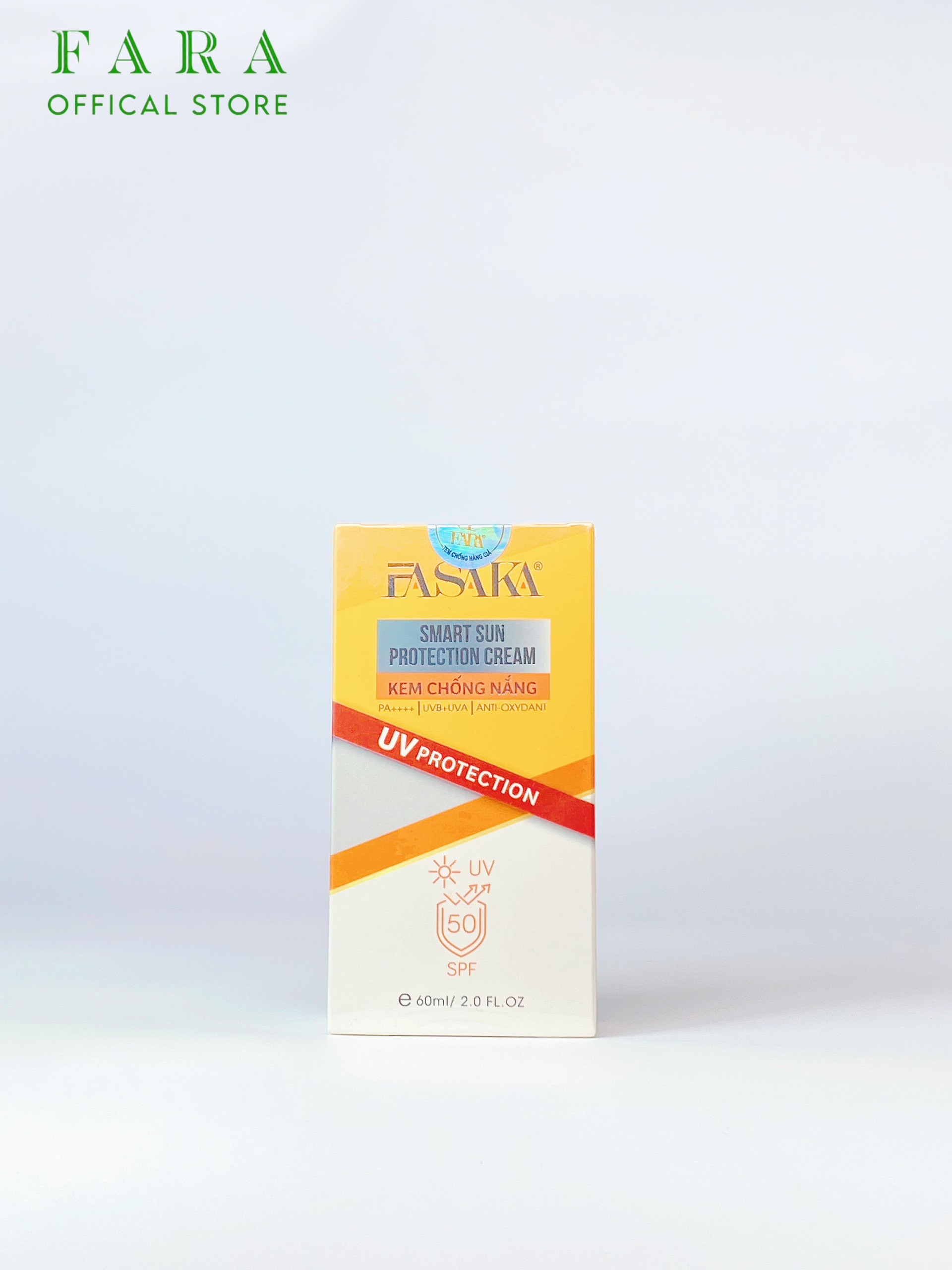 Kem Chống Nắng Kiểm Soát Bóng Nhờn Fasaka SPF50/PA ++++ 60ml