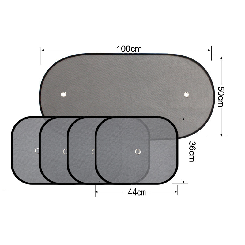 Bộ 5 Tấm Chắn Nắng Cách Nhiệt Cho Ô Tô Đế Hút Chân Không