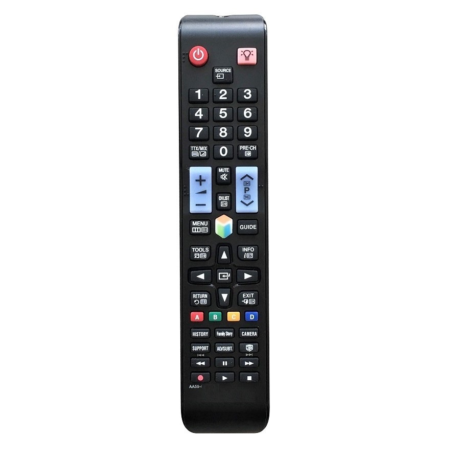 REMOTE ĐIỀU KHIỂN TIVI SS SMART AA59 (ĐEN-DÀI) sử dụng ngay không cần cài đặt khoảng cách sử dụng 8m - Hàng Nhập Khẩu