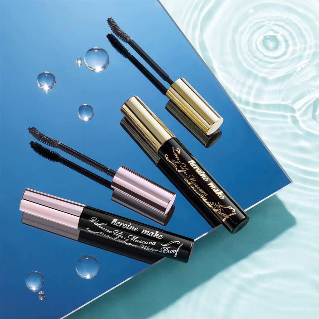 Mascara Chống Trôi Siêu Bền Giúp Nâng Cong Và Dày Mi Tối Đa Kissme Heroine Make Volume Up Mascara Super WP (6G)