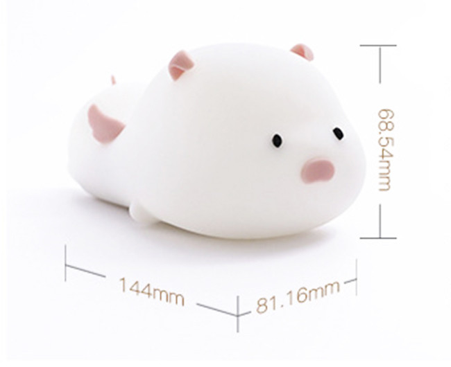 đèn ngủ heo con thiên sứ