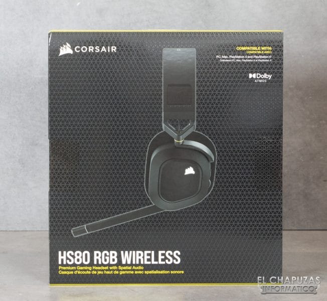 Tai nghe không dây Corsair HS80 RGB - Hàng chính hãng