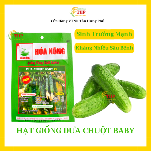 Hạt giống Dưa Chuột Baby F1 | Hạt Giống | gói 0.1gr